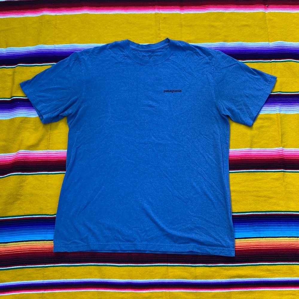 Patagonia Responsibilitees Graphic Short Sleeve Mountain Outdoor Hiking T Shirt